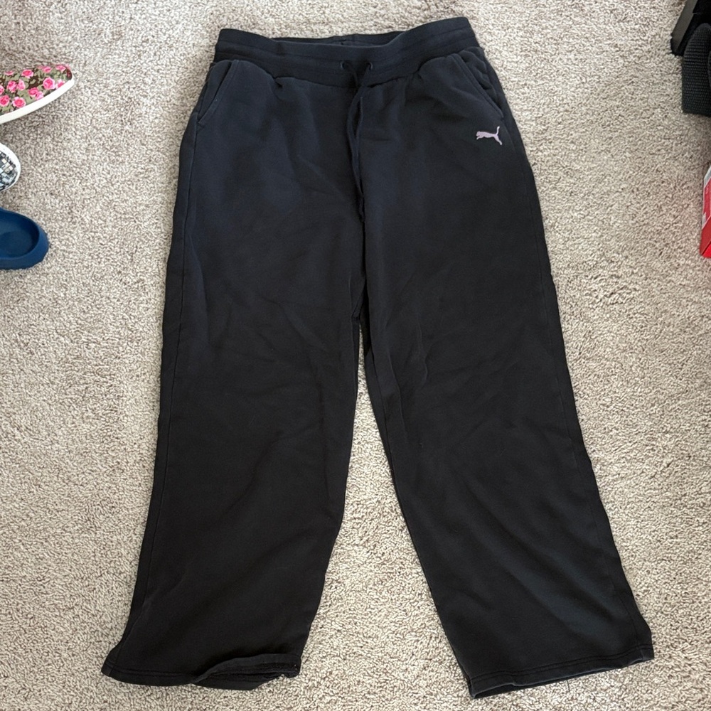 Puma Black Relaxed Fit Pants